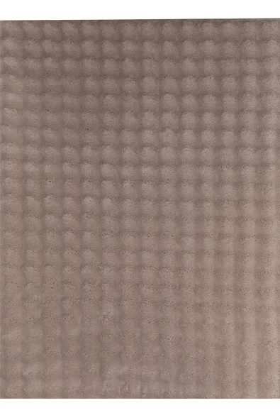 Dekoratif Bubble Uzun Tüylü Yumuşak Puffy Peluş Kaymaz Yıkanabilir Salon Koridor Halı Yolluk Bej - 6