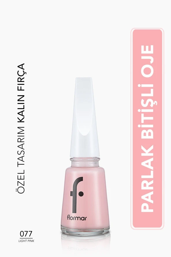 Flormar Sedefli Parlak Oje (PEMBE) - Nail Enamel -