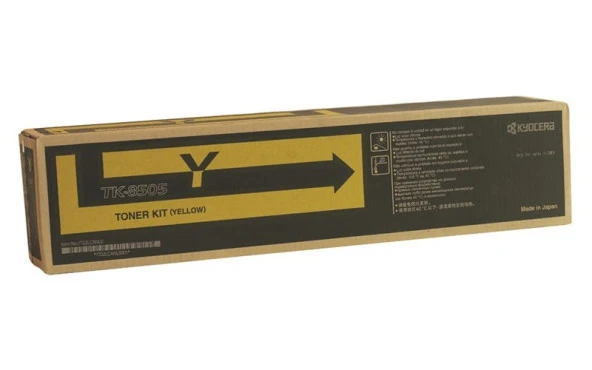 Tonersepeti Kyocera TK-8505 Sarı Orjinal Fotokopi Toner