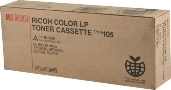 Tonersepeti Ricoh Aficio CL-7000 Siyah Orjinal Fotokopi Toner