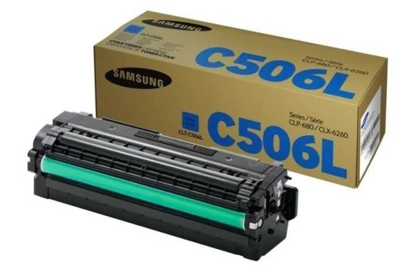 Tonersepeti Samsung CLT-C506L Mavi Orjinal Toner