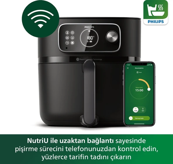 Philips HD9875/90 7000 Serisi Airfryer Combi Xxl Connected - 2