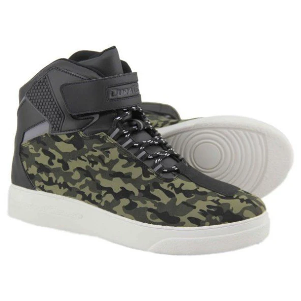 Forte Gt Duratech 27 Fashion Korumalı Yarım Motosiklet Botu 40 Numara Yeşil Kamuflajlı - 3