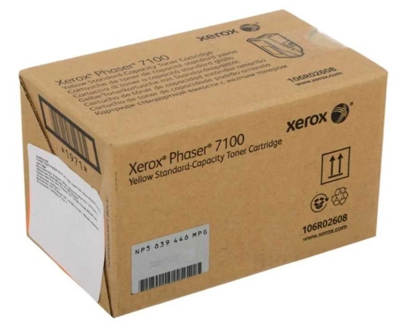 Tonersepeti Xerox Phaser 7100 106R02608 Sarı Orjinal Toner