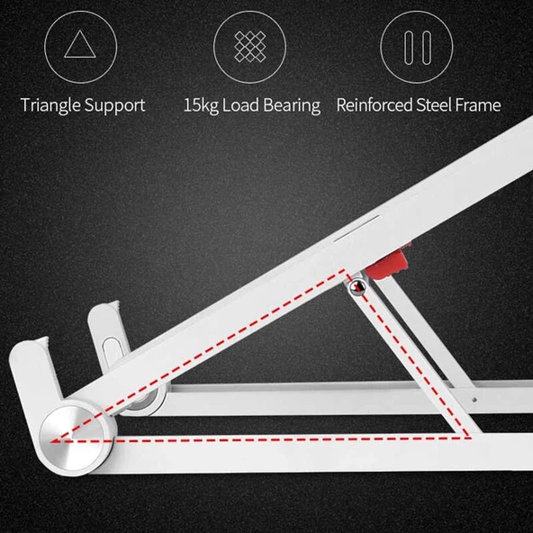 Zore Xgear X1 Ayarlanabilir Dizüstü Laptop Standı - 6