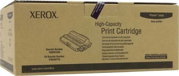 Tonersepeti Xerox Phaser 3428-106R01246 Orjinal Toner Y.K.