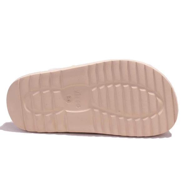 Vicco Krixi 321F23Y252 Bej Ortopedik Günlük Kız Çocuk Spor Sandalet - 4