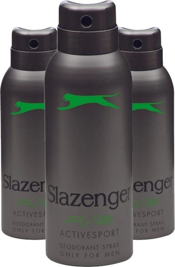 Slazenger Active Sport Green Erkek Deodorant Seti 3