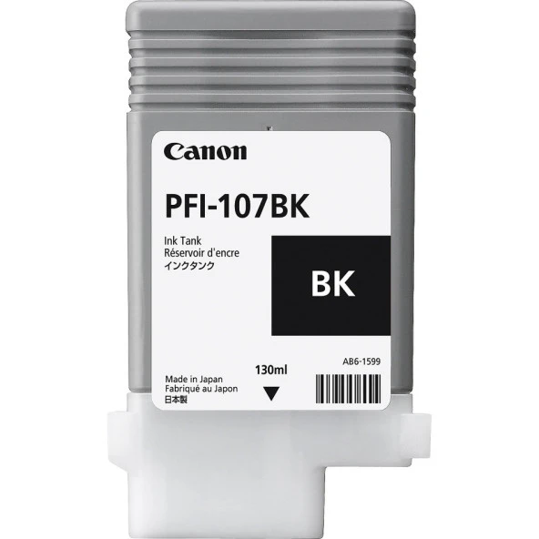 Tonersepeti Canon PFI-107BK Siyah Orjinal Kartuş