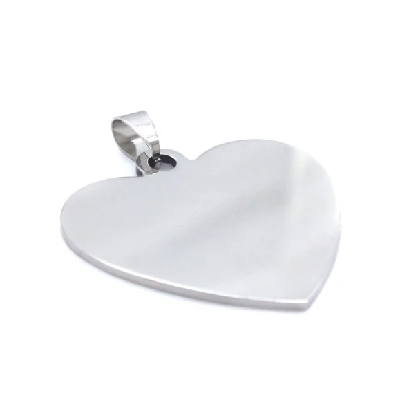 FerizZ 316L Çelik Kalpli Kolye Ucu TGR-552 - Resim 3