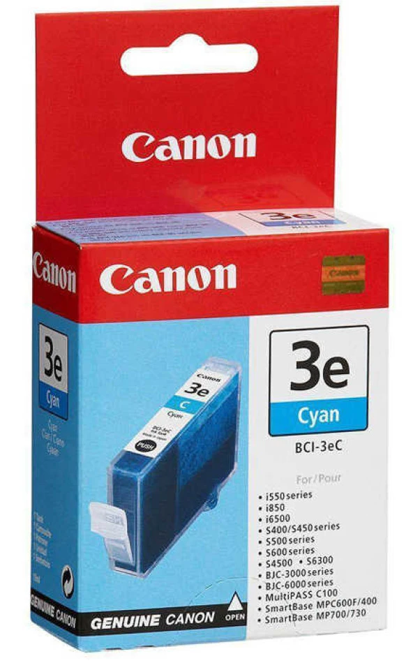 Tonersepeti Canon BCI-3e Orjinal Mavi Kartuş