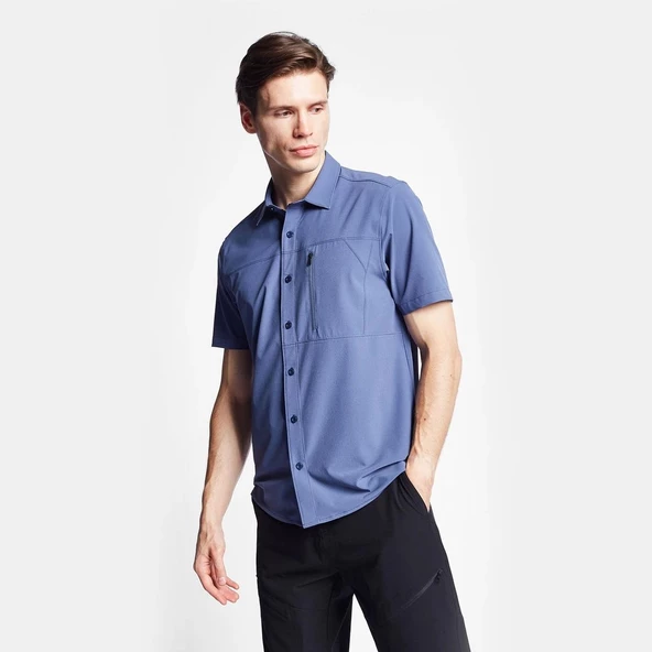 LESCON 24Y-1052 OUTDOOR ERKEK KISA KOL GÖMLEK - 3