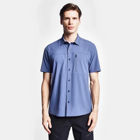 LESCON 24Y-1052 OUTDOOR ERKEK KISA KOL GÖMLEK - 2