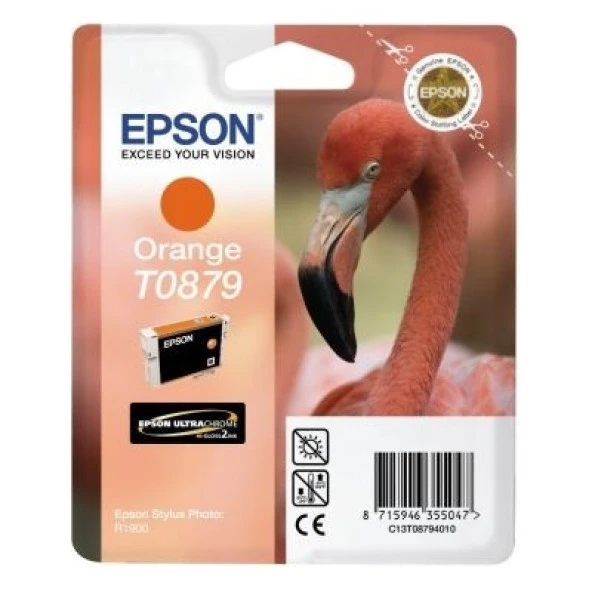 Tonersepeti Epson T0879 C13T08794020 Orjinal Turuncu Kartuş