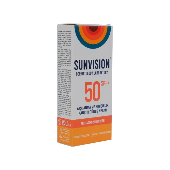Sunvision Yaşlanma Ve Kırışıklık Karşıtı Güneş Kremi 50ml