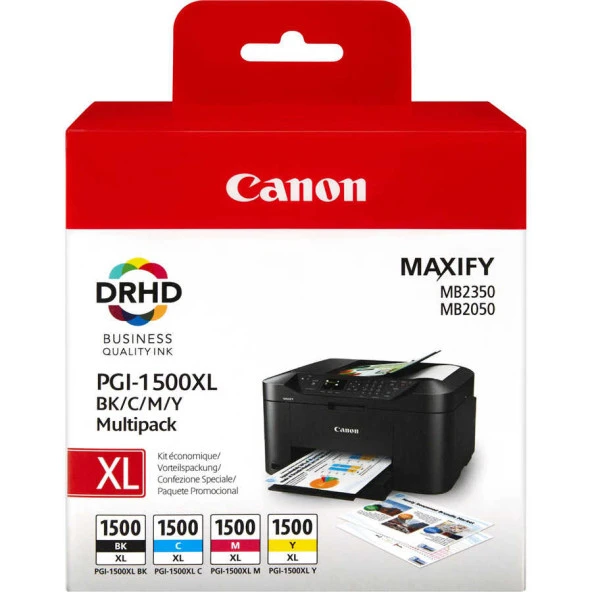 Tonersepeti Canon PGI-1500XL/9182B004 Orjinal Kartuş Avantaj Paketi