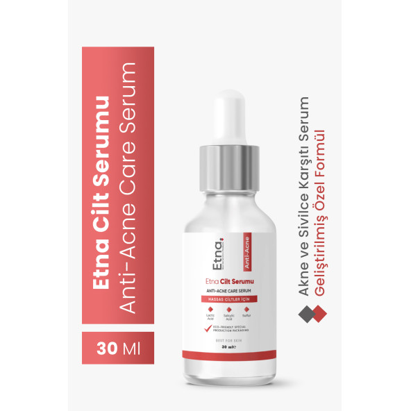 Etna Pharma Anti-Acne Karşıtı Cilt Serumu 30 ML