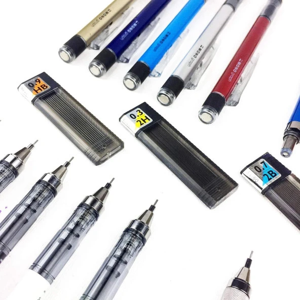 Tombow Min Klasik Mono Lead 2B Kalem Ucu 0.7 mm 6 Tüp - 6