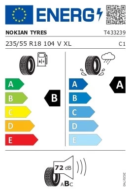 Nokian Tyres  235/55 R18 104V XL Wetproof 1 Yaz Lastiği (2023/10.Ay Üretimi) - 4