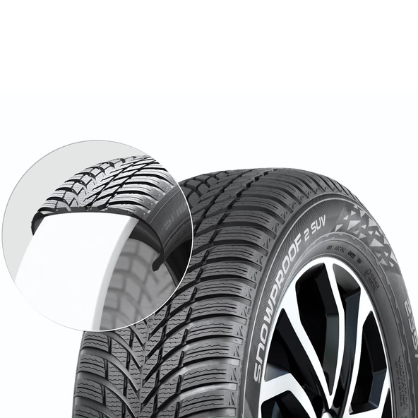 Nokian Tyres 255/50 R19 107V XL Snowproof 2 SUV SilentDrive Kış Lastiği ( Üretim Yılı: 2023 ) - 3