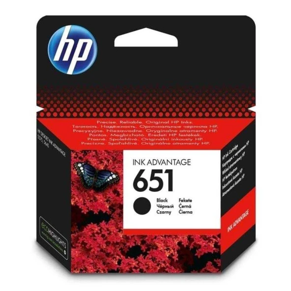 Tonersepeti HP 651-C2P10A Siyah Orjinal Kartuş