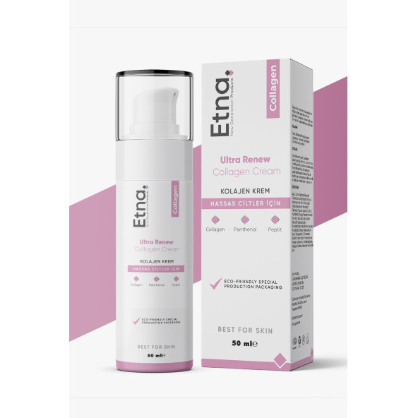 Etna Pharma Ultra Renew Kırışıklık Karşıtı Kolajen Krem 50 ML - 4