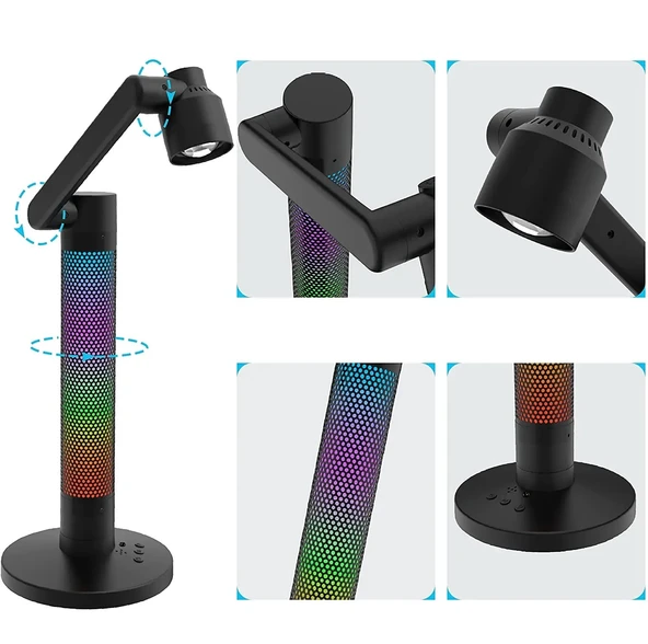 Newface MF02 RGB Masaüstü Tuya Destekli Ambiyans Dekoratif Lamba - 4