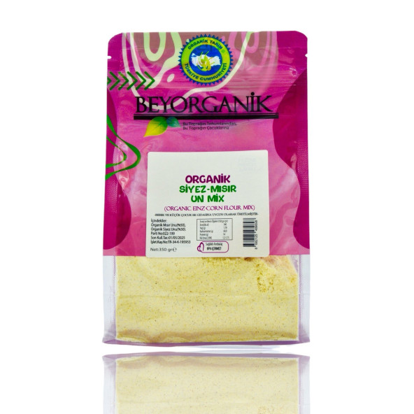Organik Siyez-Mısır Un Mix 350gr - 3
