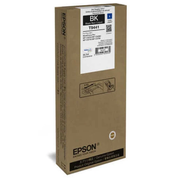 Tonersepeti Epson T9441-C13T944140 Siyah Orjinal Kartuş