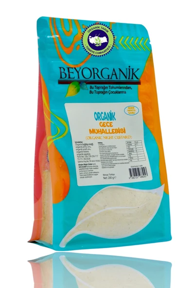 Organik Gece Muhallebisi 200gr (REZENE PAPATYA İLAVELİ) ürün görseli 1
