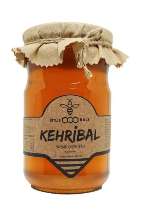 Kehribal Süzme Çiçek Balı 850gr