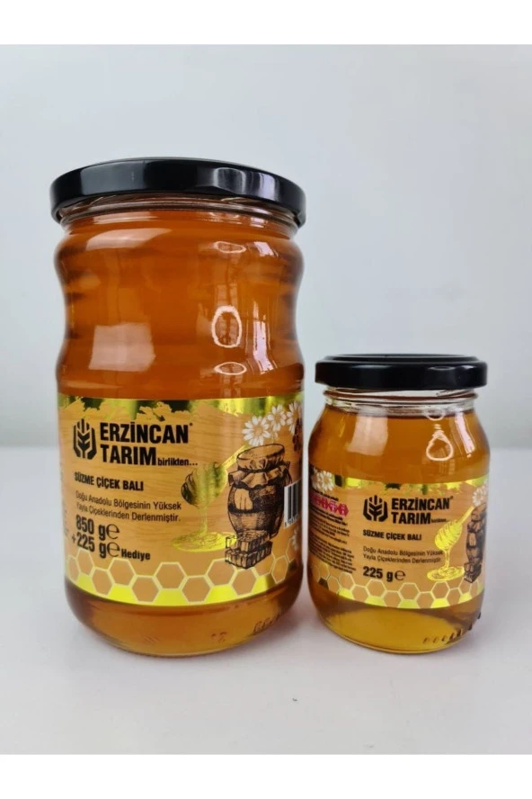 Erzincantarim Bal Çiçek Balı Flower Honey 850 Gr + 225 G Hediye