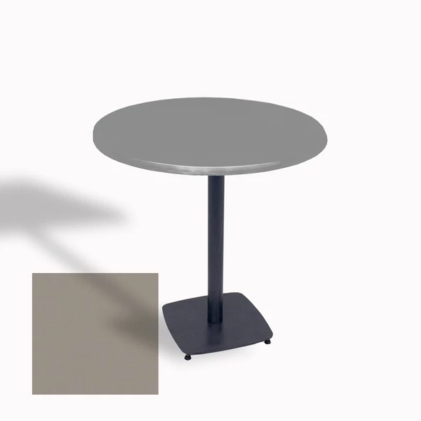 Egos Werzalit Yuvarlak Masa 70cm - Koyu Gri ürün görseli