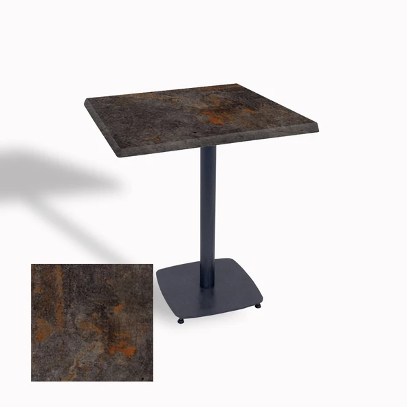 Egos Werzalit Kare Masa 80x80 - Metalic Oxid 3 ürün görseli