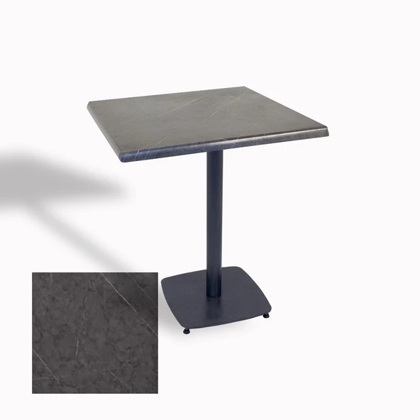 Egos Werzalit Kare Masa 70x70 - Grey Marble ürün görseli