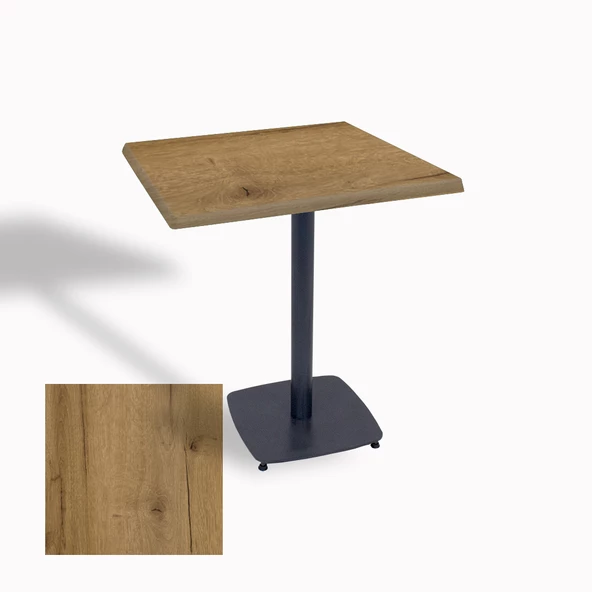 Egos Werzalit Kare Masa 70x70 - Canyon Palace Oak ürün görseli