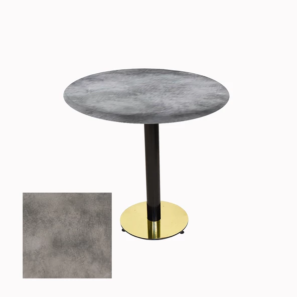 Karanfil Werzalit Yuvarlak Gold Masa Q90 - Copperfield ürün görseli