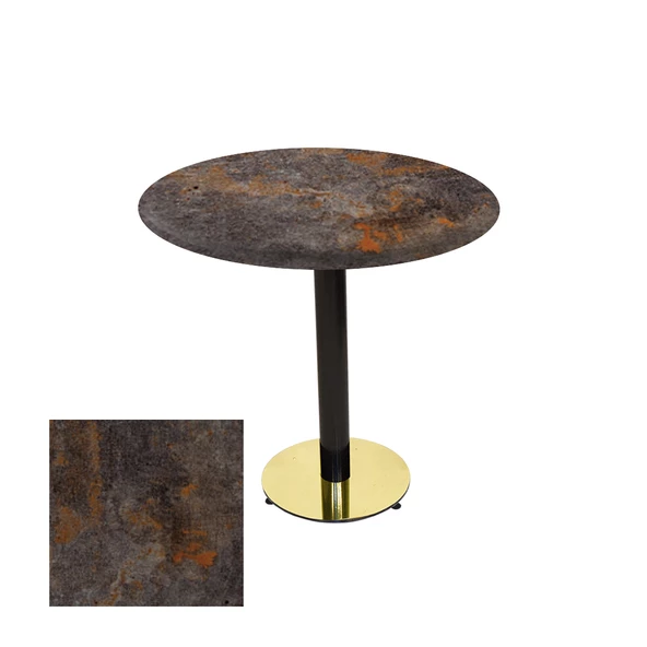 Karanfil Werzalit Yuvarlak Gold Masa Q60 - Metalic Oxid3 ürün görseli