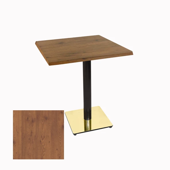 Karanfil Werzalit Gold Kare Masa 80X80 - Novagento ürün görseli