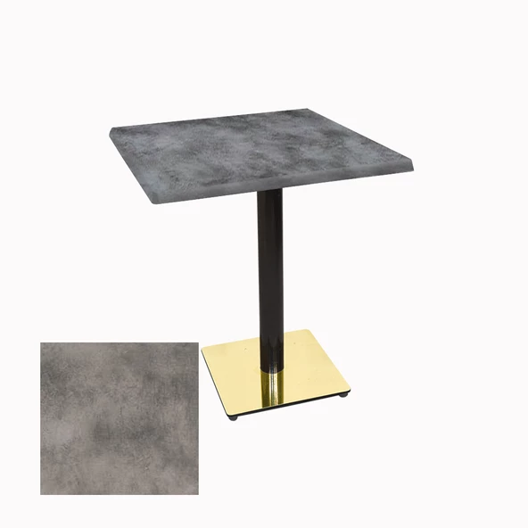 Karanfil Werzalit Gold Kare Masa 80X80 - Copperfield ürün görseli