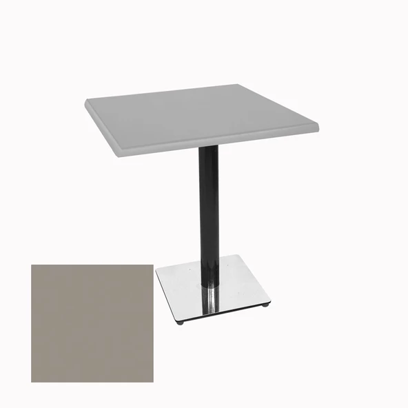 Karanfil Werzalit Kare Masa 70x70 - Koyu Gri ürün görseli