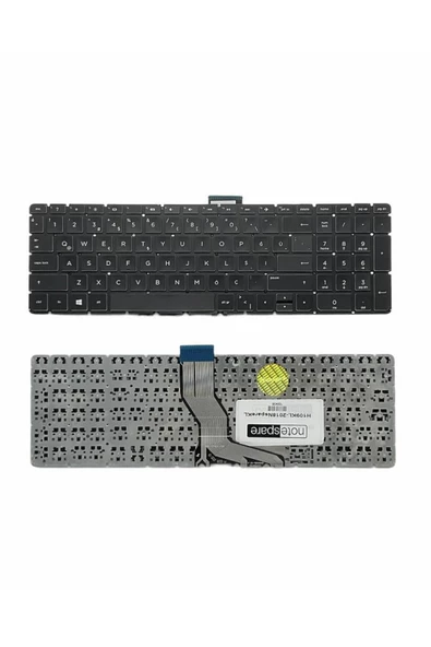 Hp ile Uyumlu Pavilion 15-bc001nt, 15-bc002nt, 15-bc004nt Notebook Klavye Siyah TR
