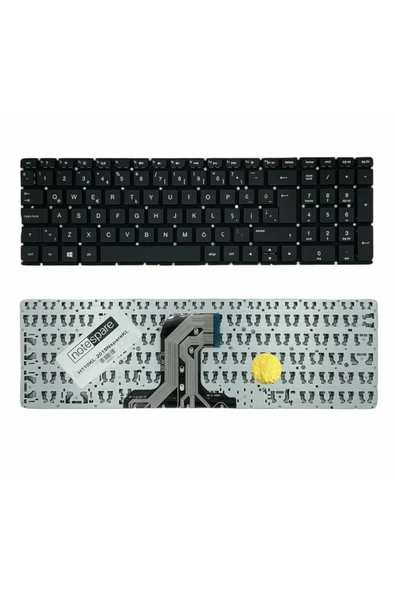 Hp ile Uyumlu 250 G4 (M9S61EA), 250 G4 (M9S63EA), 250 G4 (M9S66EA) Notebook Klavye Siyah TR