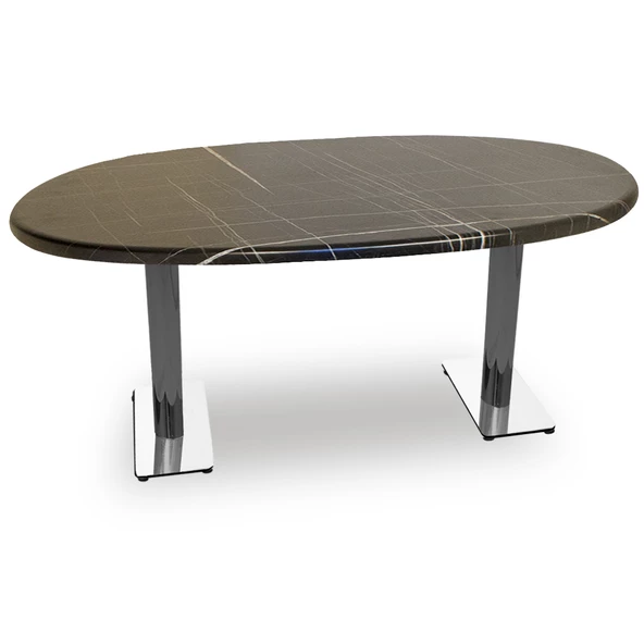 Karanfil Werzalit Oval Masa 94x146 - Palazzo ürün görseli