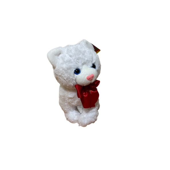 Pilli sesli peluş kedi 30 cm - 3
