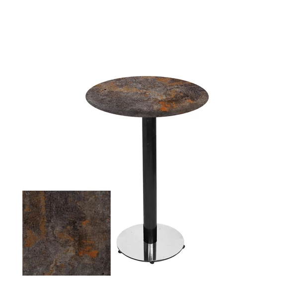 Bistro Masa (Karanfil Werzalit Yuvarlak Q 70cm) - Metalic Oxid 3 ürün görseli