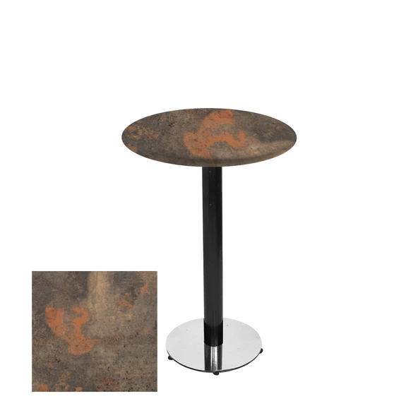 Bistro Masa (Karanfil Werzalit Yuvarlak Q 70cm) - Metalic Oxid 1 ürün görseli