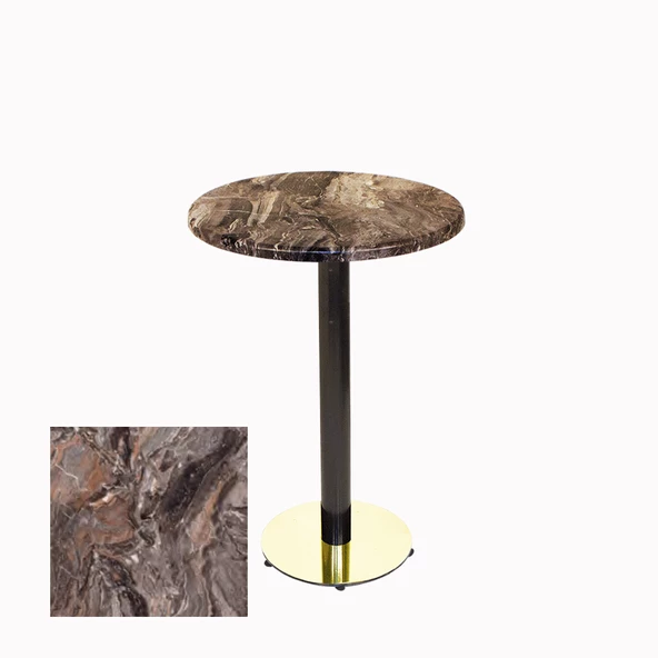 Bistro Masa (Karanfil Gold Werzalit Yuvarlak Q 70cm) - Sydney