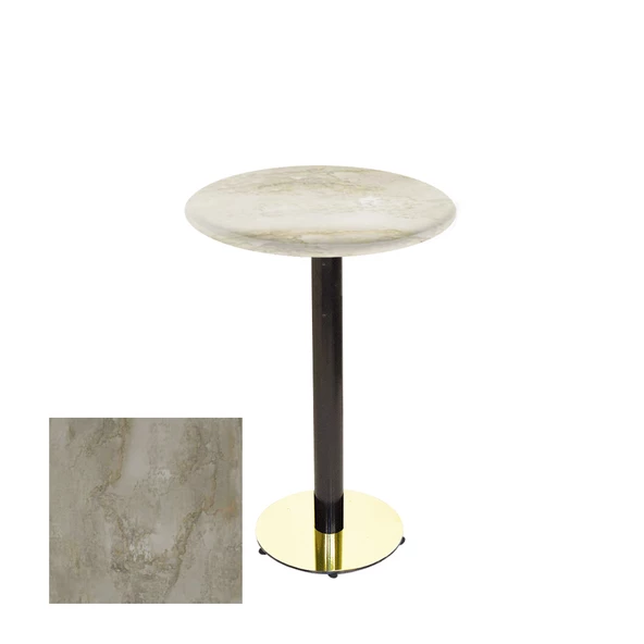 Bistro Masa (Karanfil Gold Werzalit Yuvarlak Q 60cm) - Irony ürün görseli