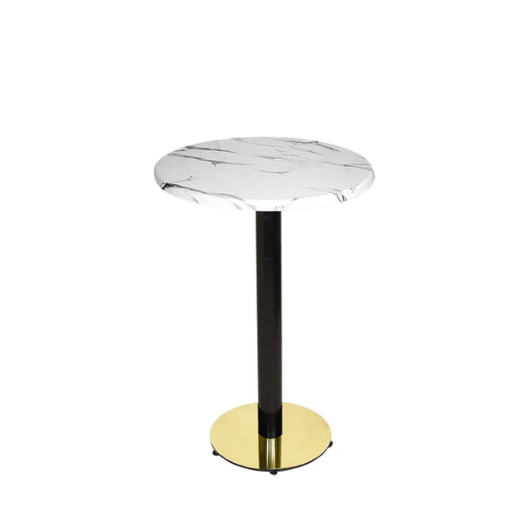 Bistro Masa (Karanfil Gold Werzalit Yuvarlak Q 70cm)  - Afyon Mermer ürün görseli